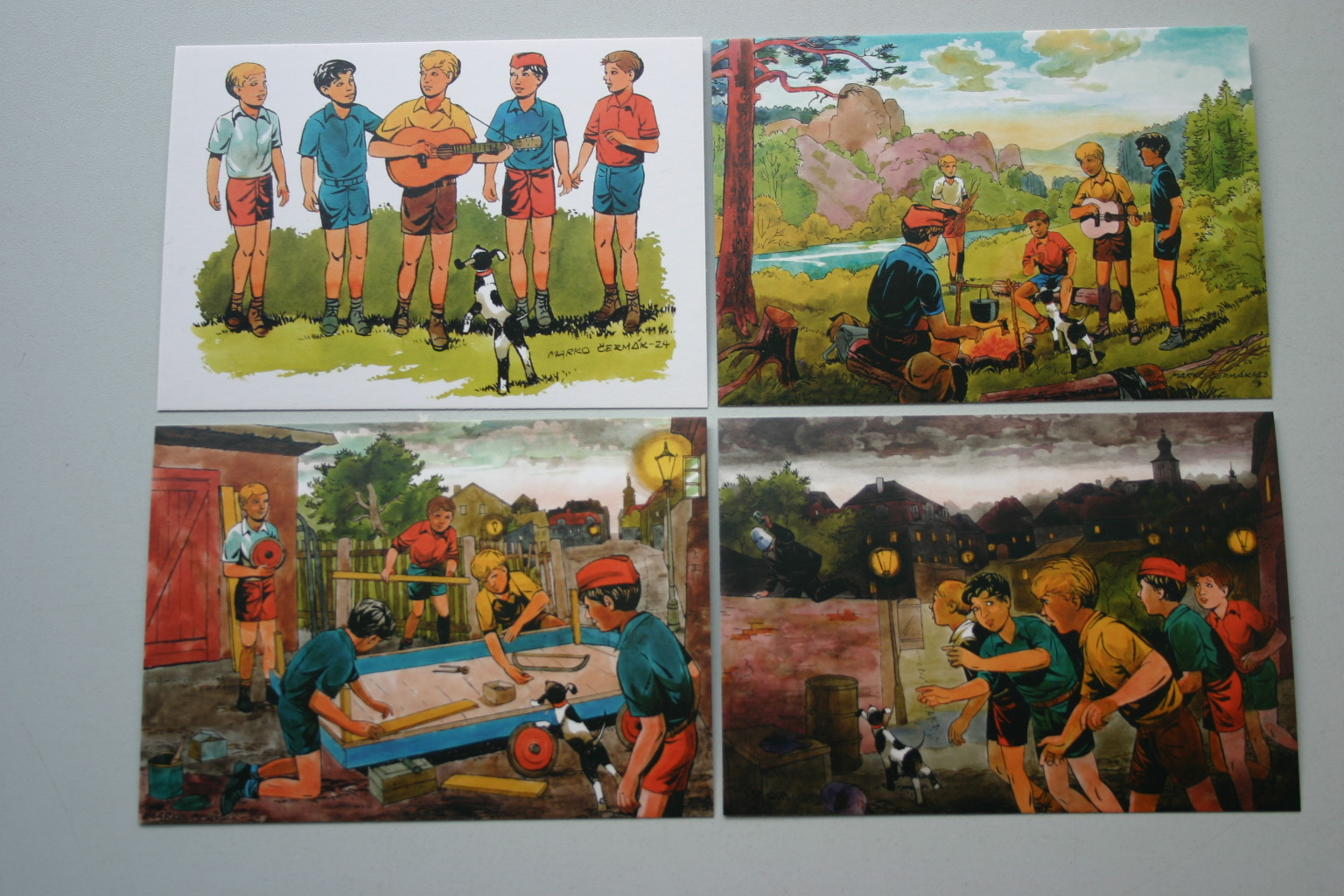 SADA POHLEDNIC RYCHLÉ ŠÍPY  8  /8 KS /