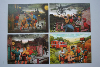 SADA POHLEDNIC RYCHLÉ ŠÍPY A DALŠÍ 6  /7 KS /