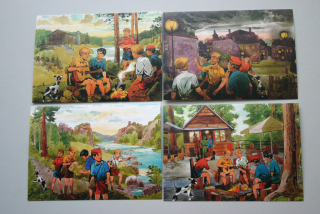 SADA POHLEDNIC RYCHLÉ ŠÍPY  8  /8 KS /